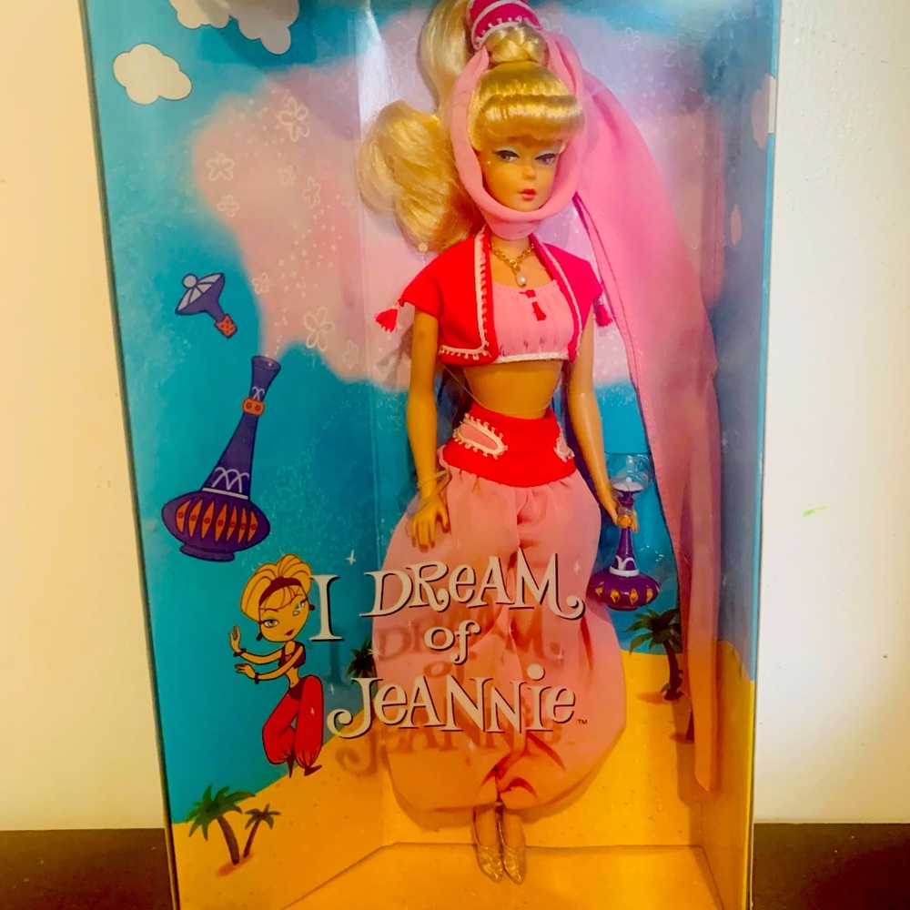 I Dream of Jeannie pink label Barbie Doll